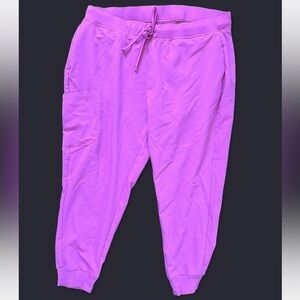 Mandala pink scrubs jogger pants size 2xl petite